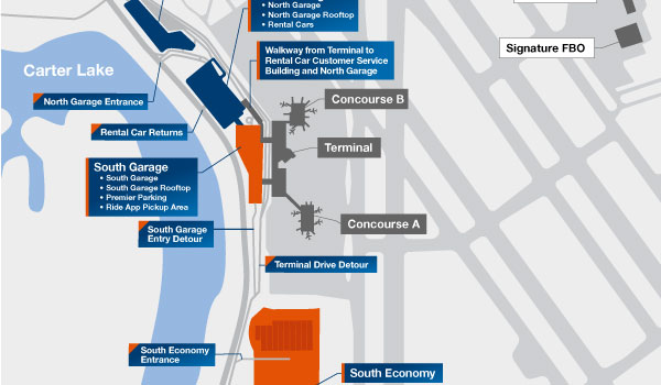 Eppley Airfield Overview Map - Thumbnail